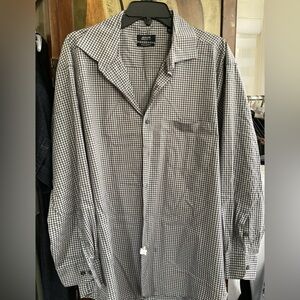 Alfani | Regular Fit Checked Button Down